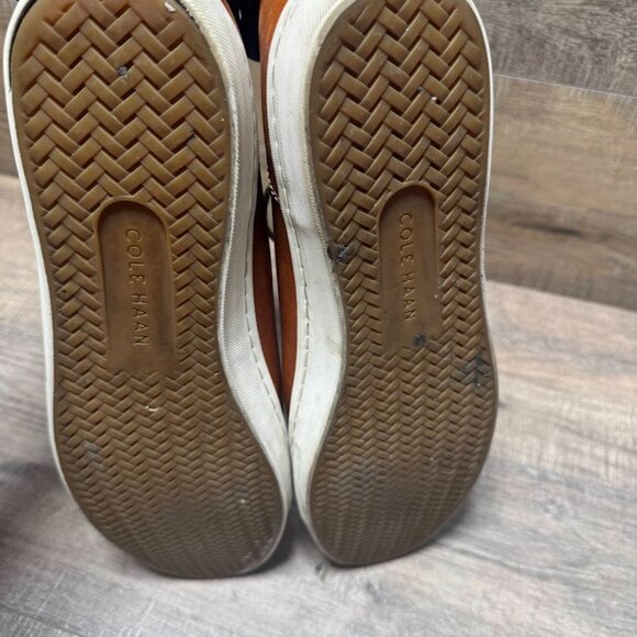 Cole Haan Grand Crosscourt Brown Leather Sneaker Men's Size 13 - Picture 4 of 7